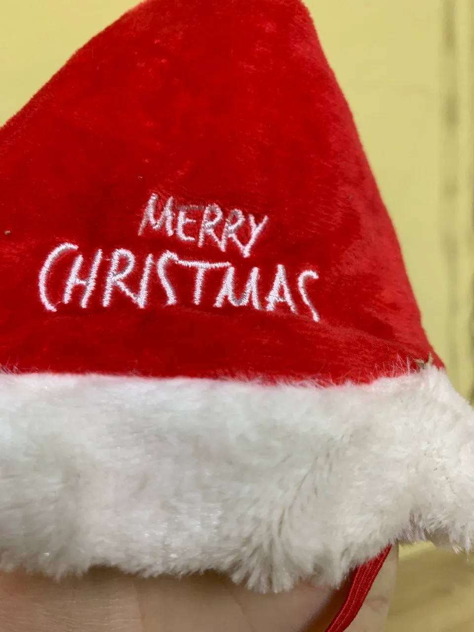 50635 Різдвяна шапочка Xmas червона 18см
