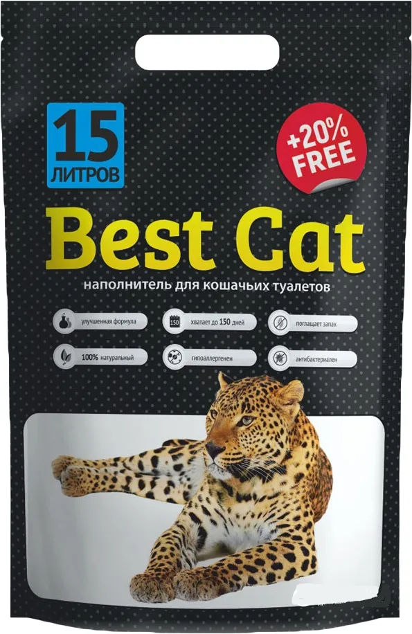 Best Cat Силікагелевий гігієнічний наповнювач, 15 л