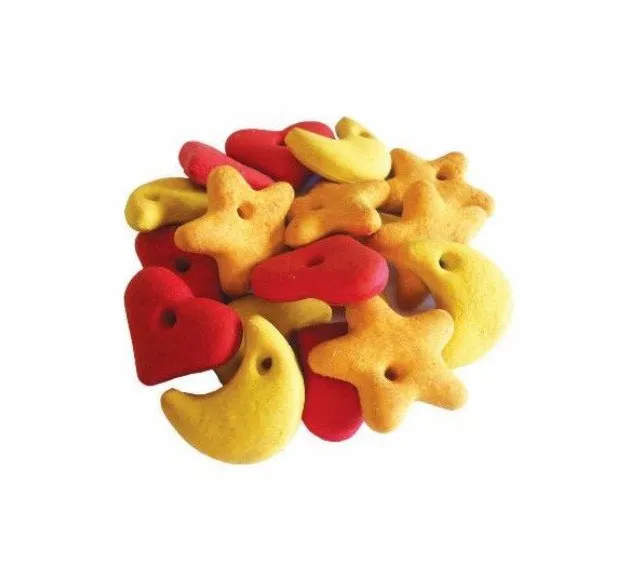 Печиво для собак Heart, moon, star зі смаком помідорів, куркуми, ванілі 1кг 581944