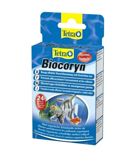 Тetra Biocoryn для розкладання біологічних забруднень води 24кап на 1200л