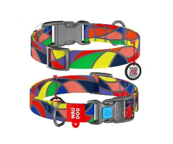 5221 Нашийник WAUDOG Nylon з малюнком "Вітраж" (ширина 10мм, довжина 20-30см)