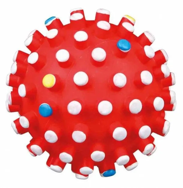 Іграшка для собак Toys Fun вініловий м'ячик з шипами різнокольоровий 7см 485,25