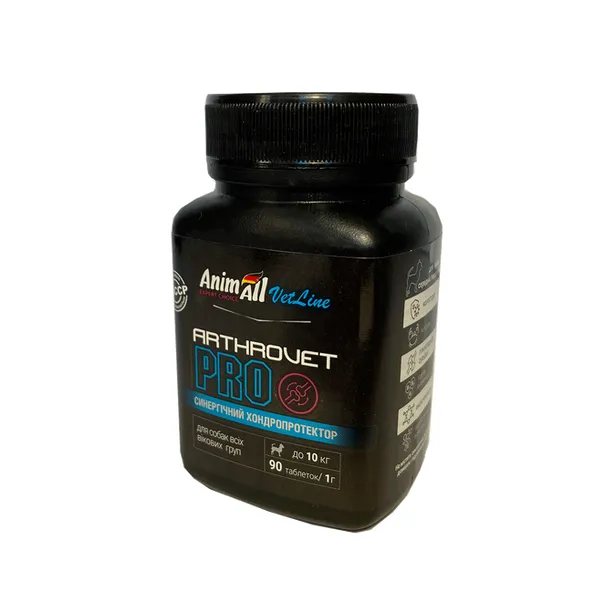 Вітаміни AnimAll VetLine Arthrovet PRO для малих порід собак 90табл. 5515