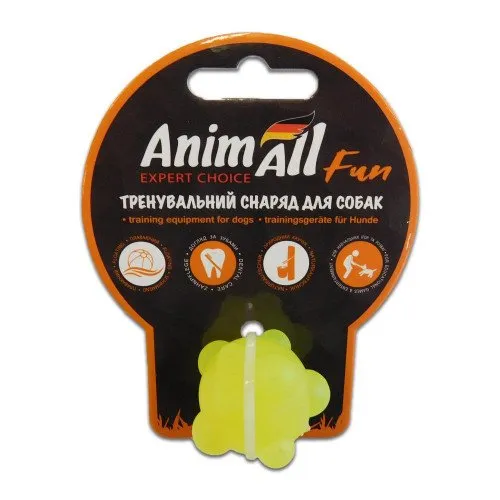 110589 AnimAll Fun 88131 Куля молекула 3 см жовта