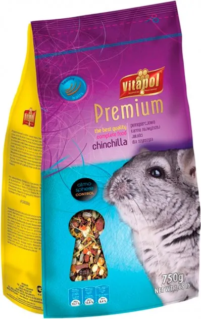 Vitapol Premium Преміум для шиншил 0,75кг (м'яка упаковка)