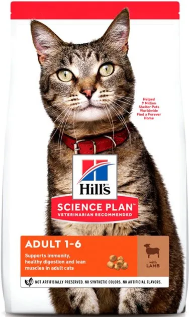 Hill's SP Fet Adult Lamb для доросла кішко з ягням 1,5кг