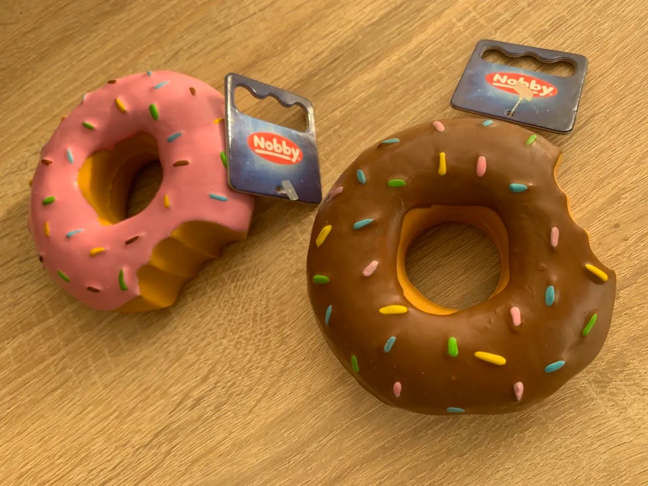 Н 61570 Іграшка латекс Donut "Dessert" 10см із полуничним або шоколад. запахом