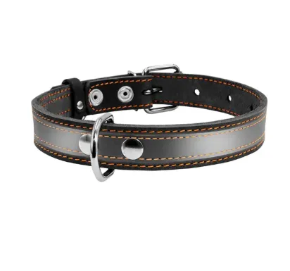 01551 Нашийник CoLLaR зі світловідбиваючою стрічкою Ш 20мм Д 32-40см чорний