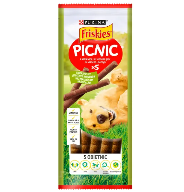 Friskies Picnic з яловичиною 5шт 42г