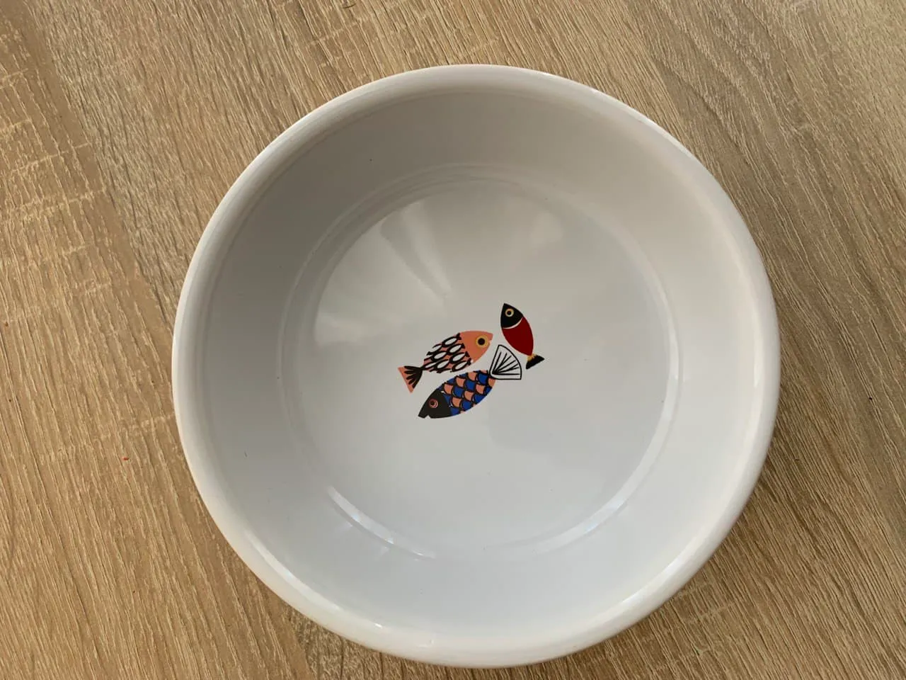 Н 82350 Миска керамічна д/кота "Fish" 13,5*4,5см 250мл