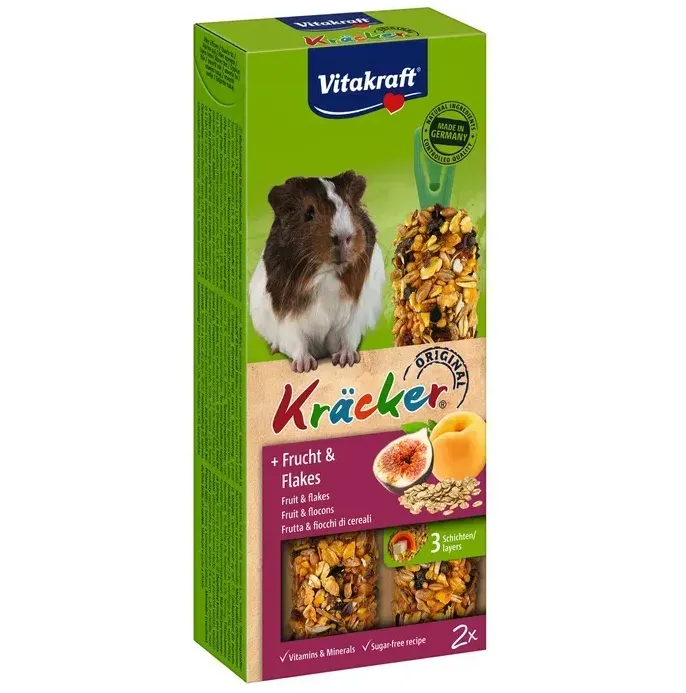 Ласощі Vitakraft Kracker для морських свинок з фруктами 2шт 25155