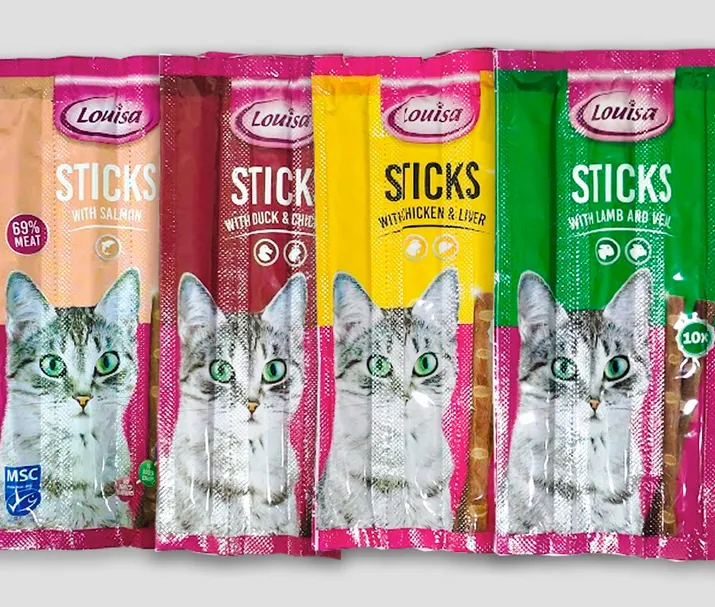 М'ясні палички для котів Louisa в ас. 5г