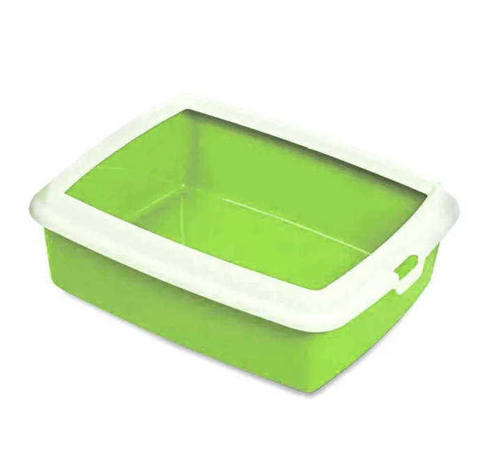 Туалет для котів з рамкою "HYDRA MINI GREEN" 43*31*12