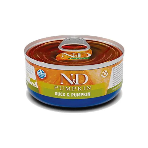 Farmina Cat N&D Grain Free Prime Duck&Pumpkin Adult з качкою та гарбузом для дорослих котів 70г 02093