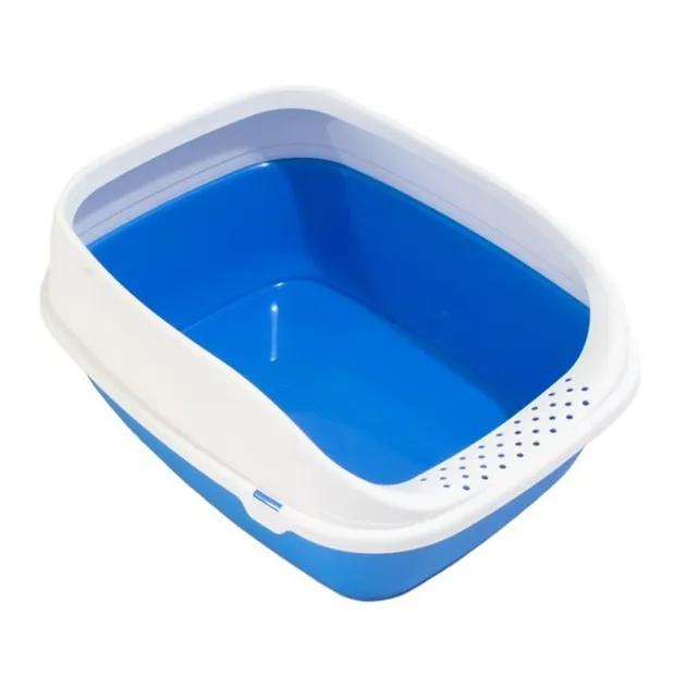 Туалет для котів з рамкою "BETA MAXI BLUE" 49*39*13