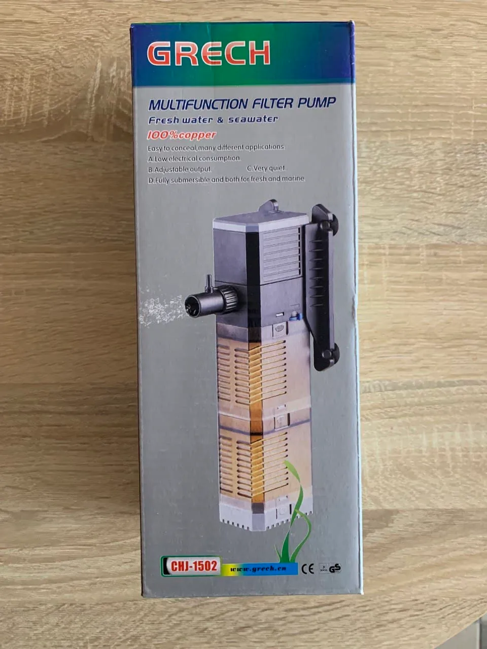 Фільтр "Sun-Sun" Grech CHJ 1502. 25вт, 1500 л/г 
