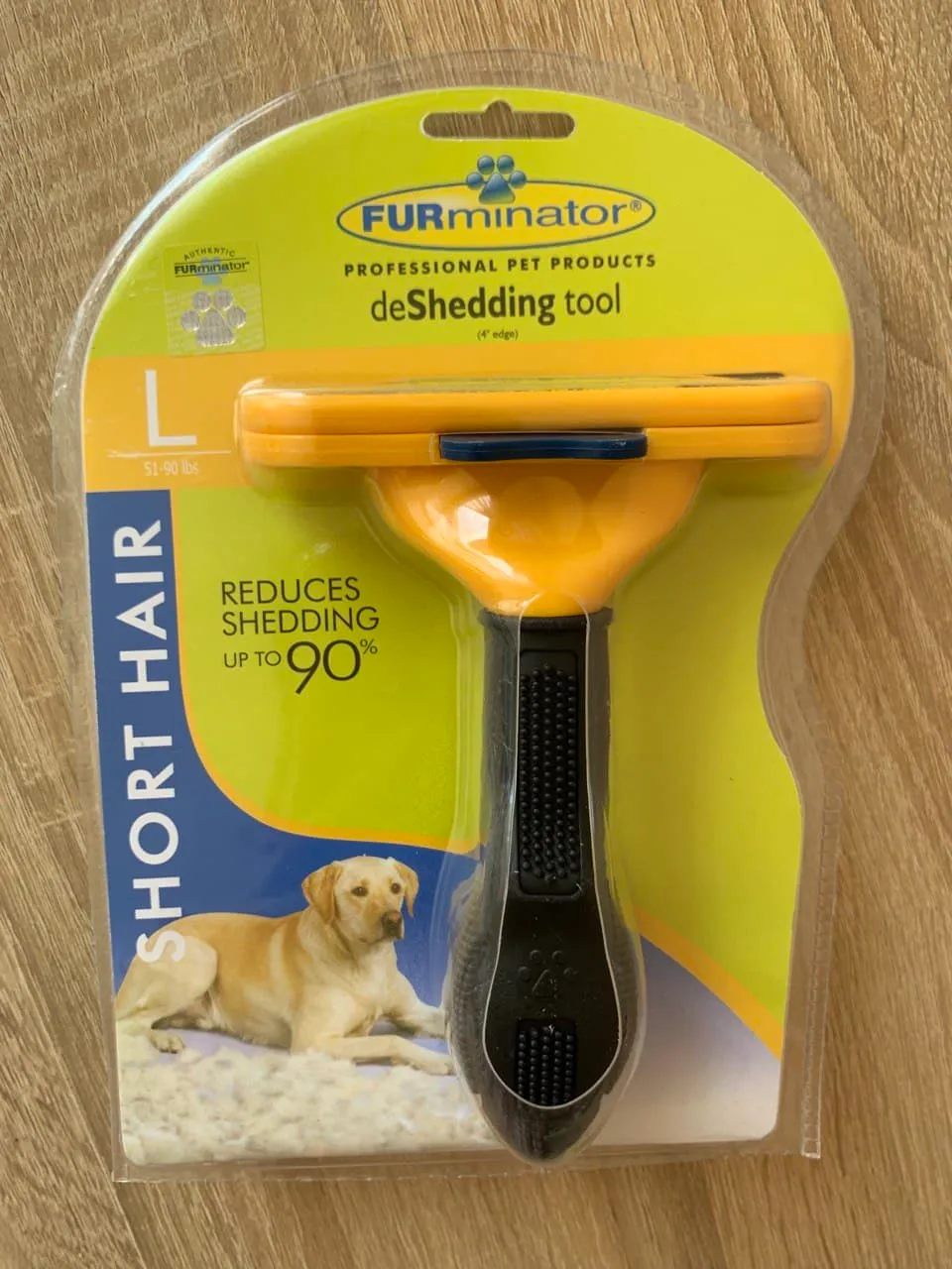 FURminator 100*5mm DeShedding Tool з кнопкою, для собак та котів