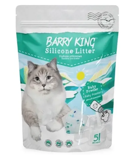 Наповнювач силікагелевий Berry King 5л з ароматом дитячої пудри