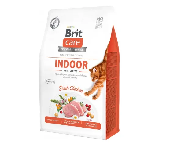 Brit Care Cat GF Indoor Anti-stress (антистресс) 0.4кг