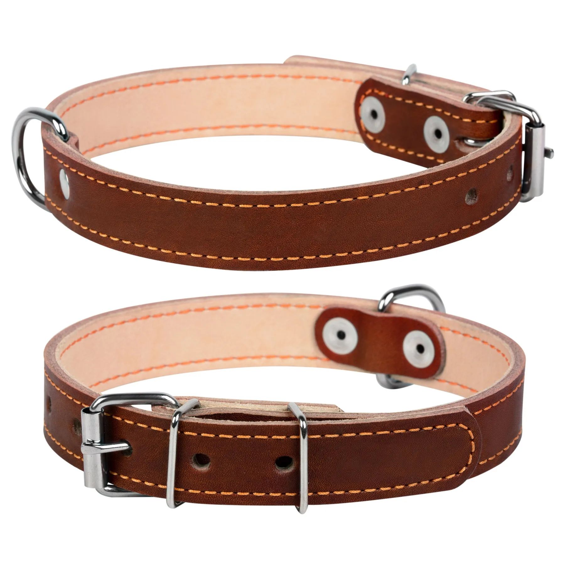 CoLLaR нашийник подвійний (коричневий), W 20 мм, L 32-40 см