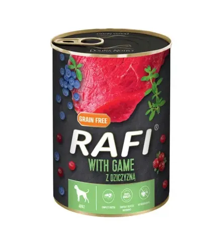Rafi для собак консерва з дичиною 400г