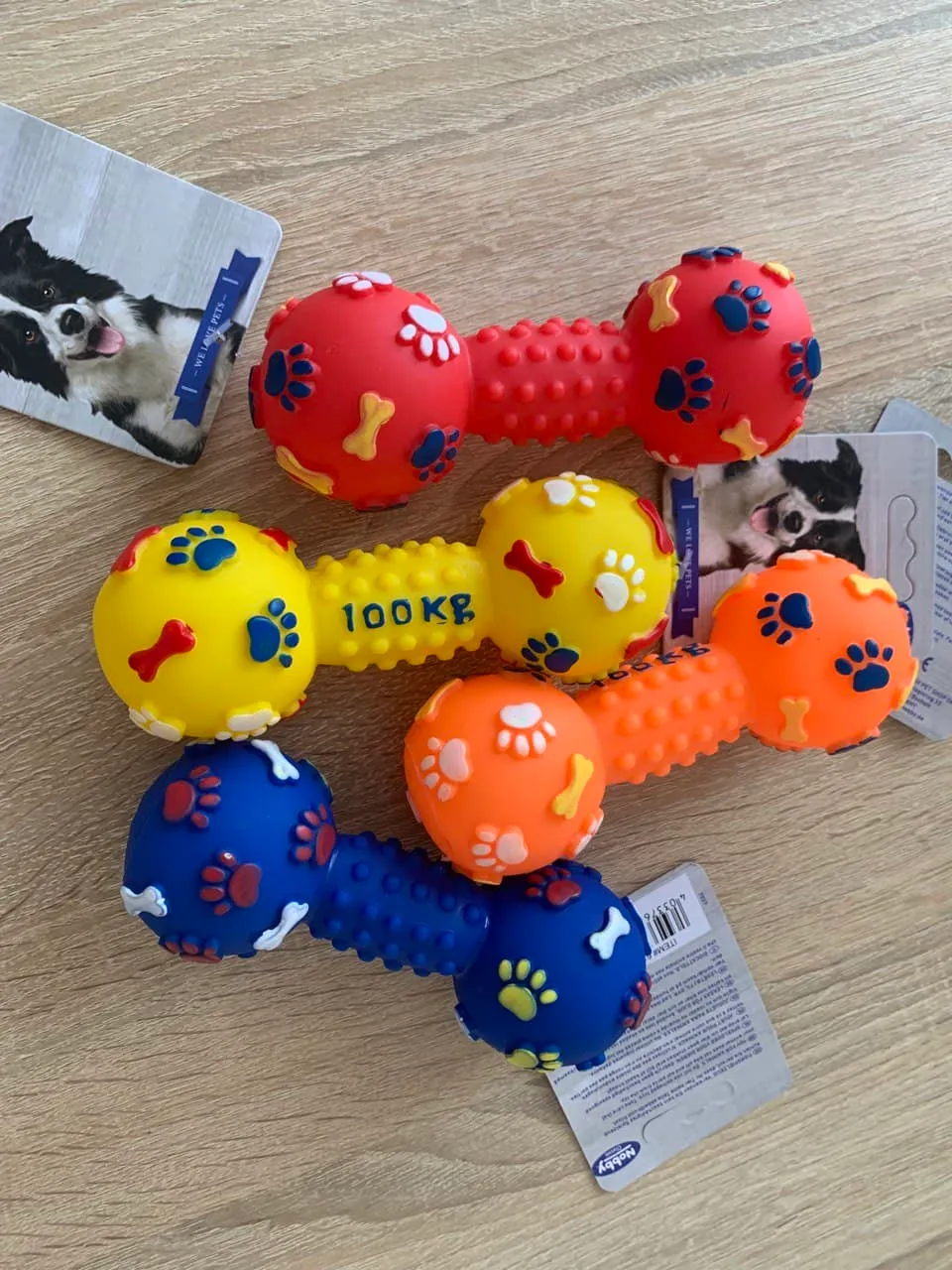 Н 61208 Гантель вінілова "100 кг" 14см
