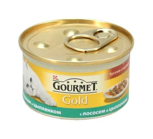 Gourmet Gold підлива жб. (лосось&курча), 85 г