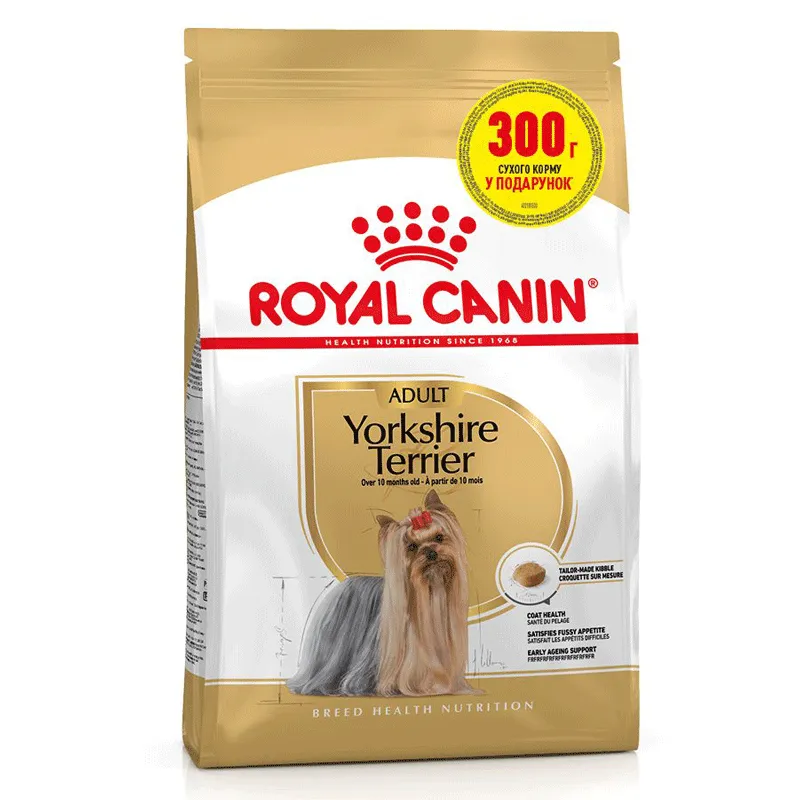 Royal Canin, Yorkshire Terrier Adult 1.2+300кг