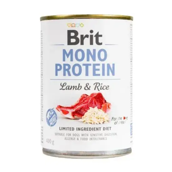 Brit Mono Protein Dog 400g ягня та темний рис