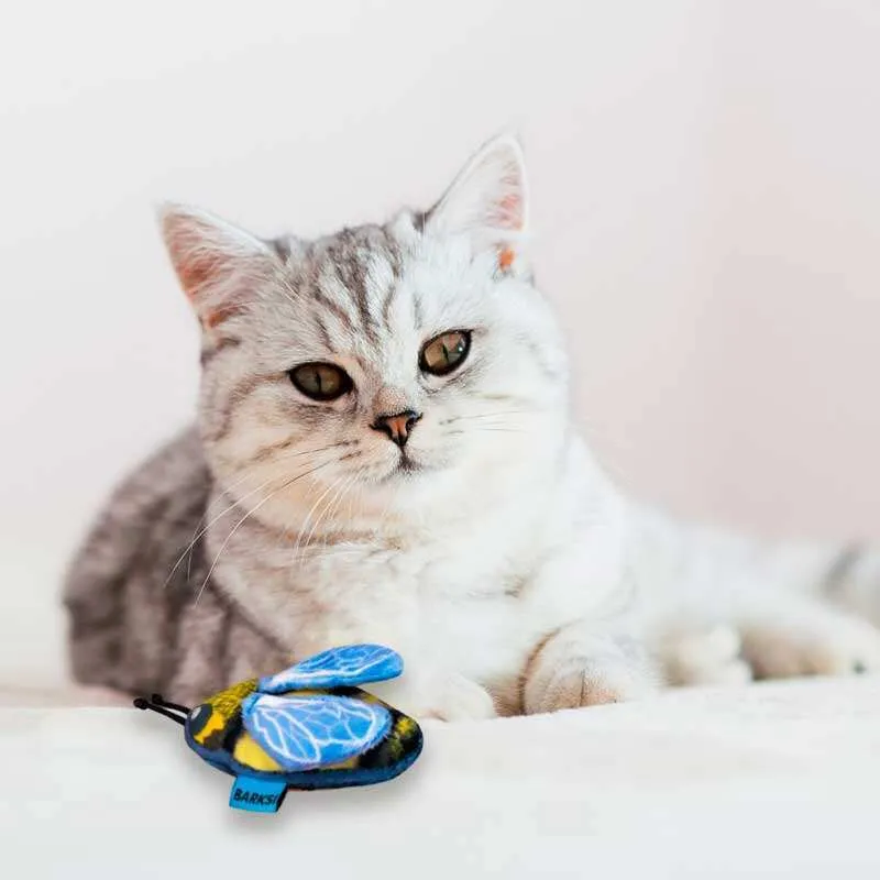 3341 Іграшка для котів Barksi Бджілка з дзвіночком