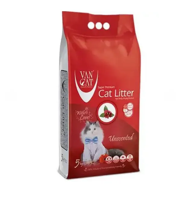 Van Cat Natural Наповнювач туалетів бентонітовий, 5 кг