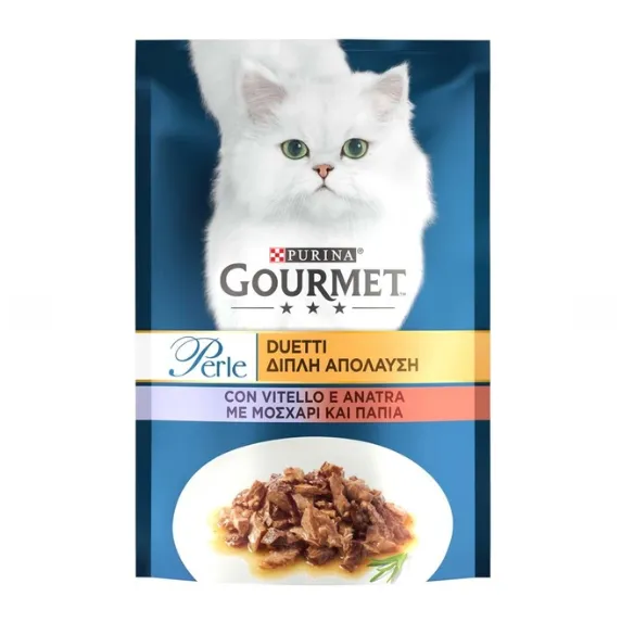 Gourmet Perle Телятина та качка 85г