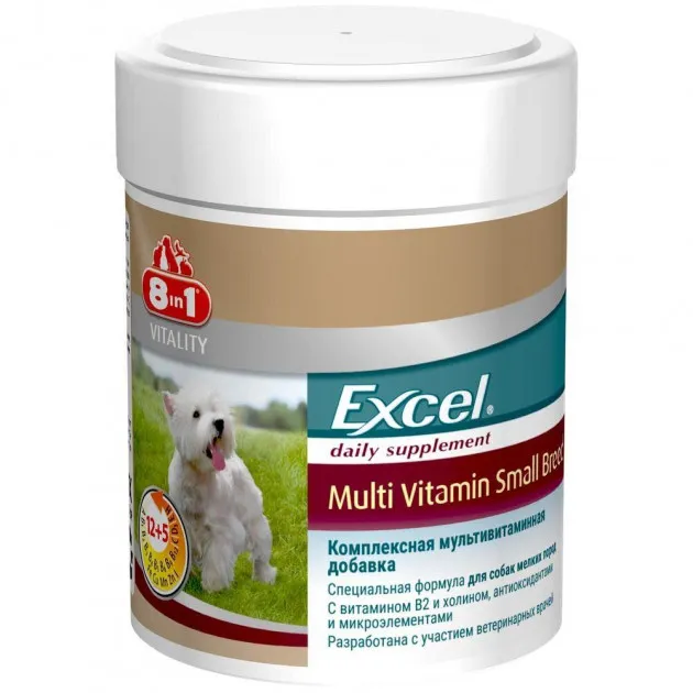 Excel Multi Vitamin Small Breed для собак дрібних порід 70таб. 110г