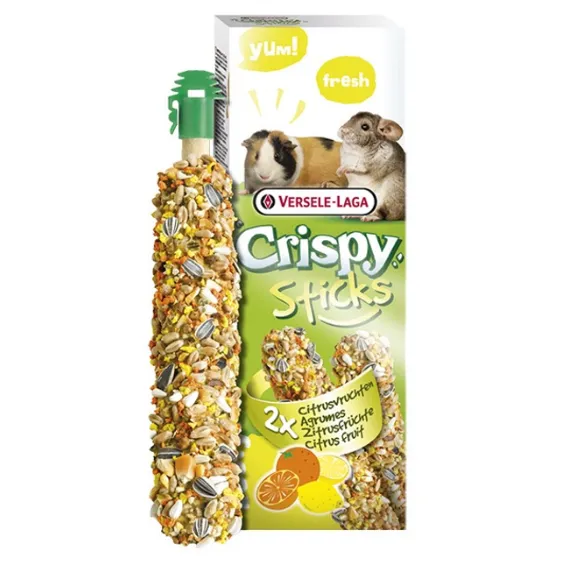 620663 VL Crispy Sticks Цитрус фрукти (Citrus Fruit) ласощі для шиншил та морських свинок 2*55г