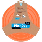 PitchDog - Ігрова тарілка для апорт. Діаметр-24см помаранчева