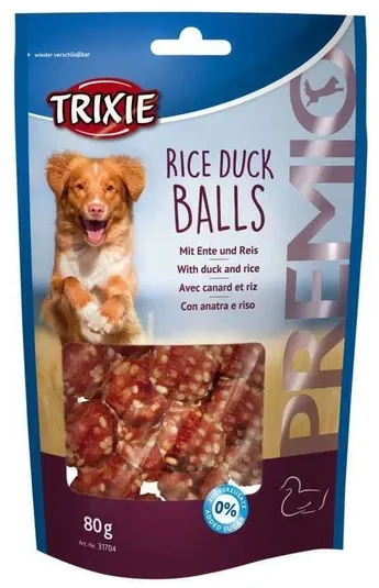 31704 Ласощі для собак Trixie Premio Rice Duck Balls кульки з качкою і рисом 80г