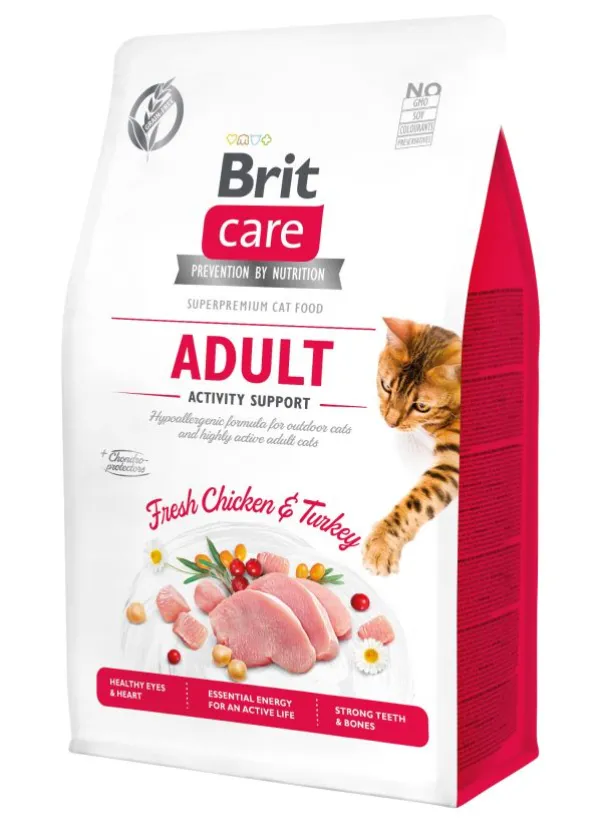 Brit Care Cat GF Adult Activity Support (підтримка активності для дорослих котів) 1кг