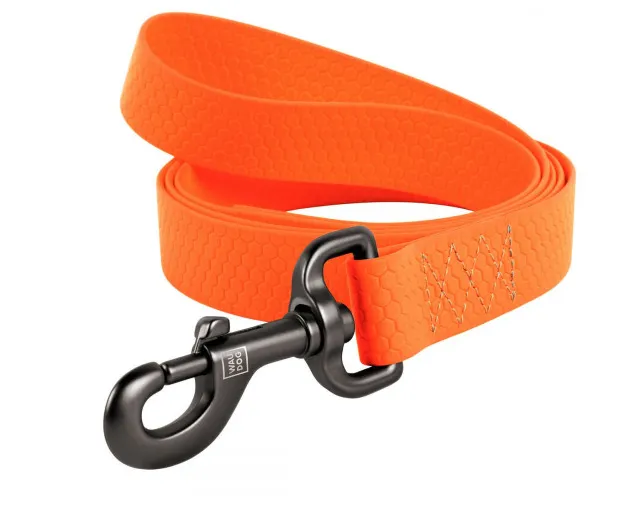 27294 Повідець WAUDOG Waterproof, водостійкий (ширина 20 мм, довжина 183 см) помаранчевий