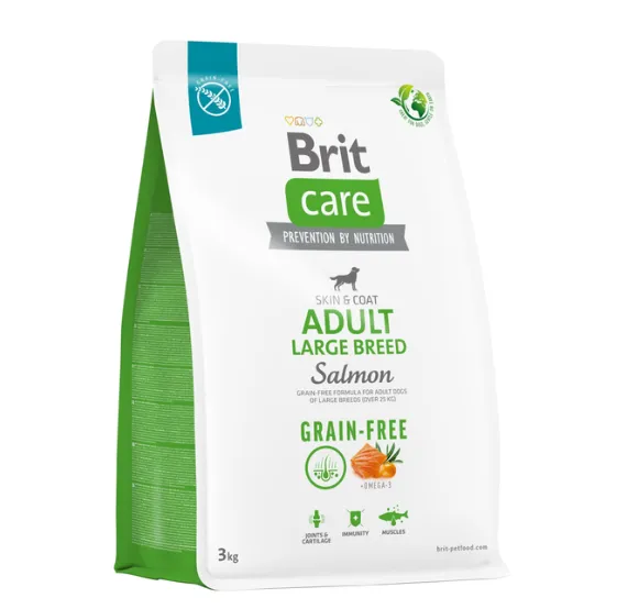 Brit Care GF Adult Large Breed Salmon Лосось (для собак вел. порід) 3кг