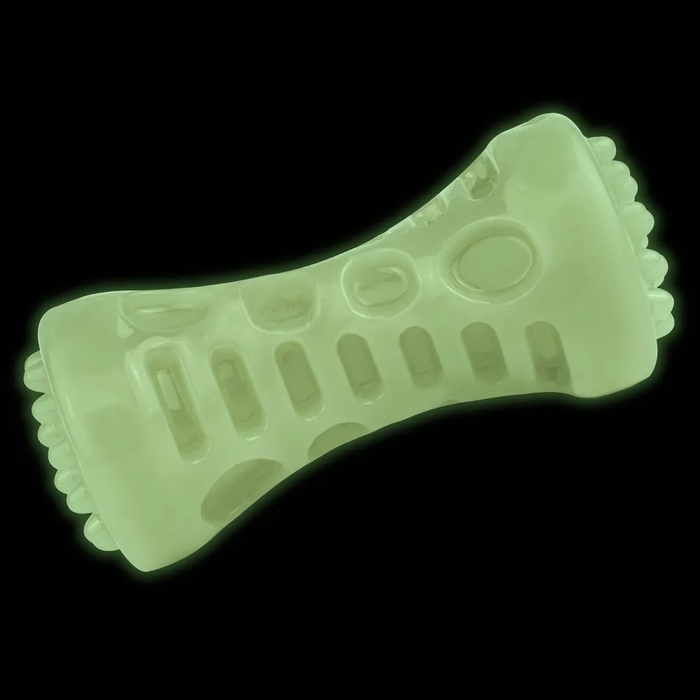 BronzDog Chew Bone 5*13см світлонакопичувальна іграшка