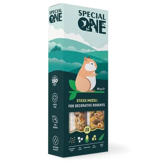 Палички SPECIAL ONE "Мюслі" для декоративних гризунів 90г PR242348