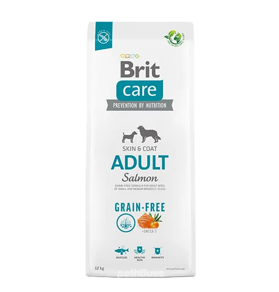 Brit Care GF Adult All Breed Salmon Лосось (для собак до 25кг) 1кг