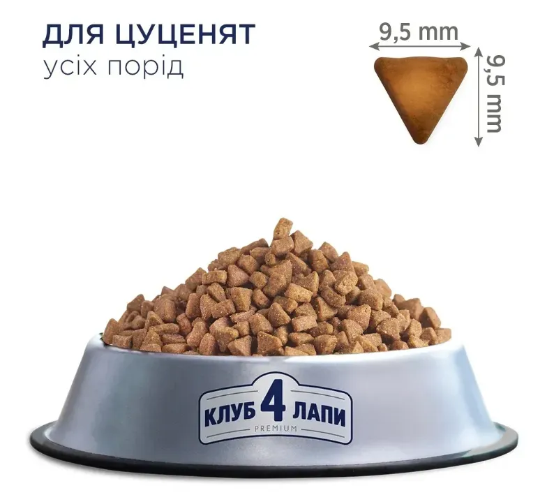К4Л сухий корм для цуценят усіх порід з куркою 0.4кг