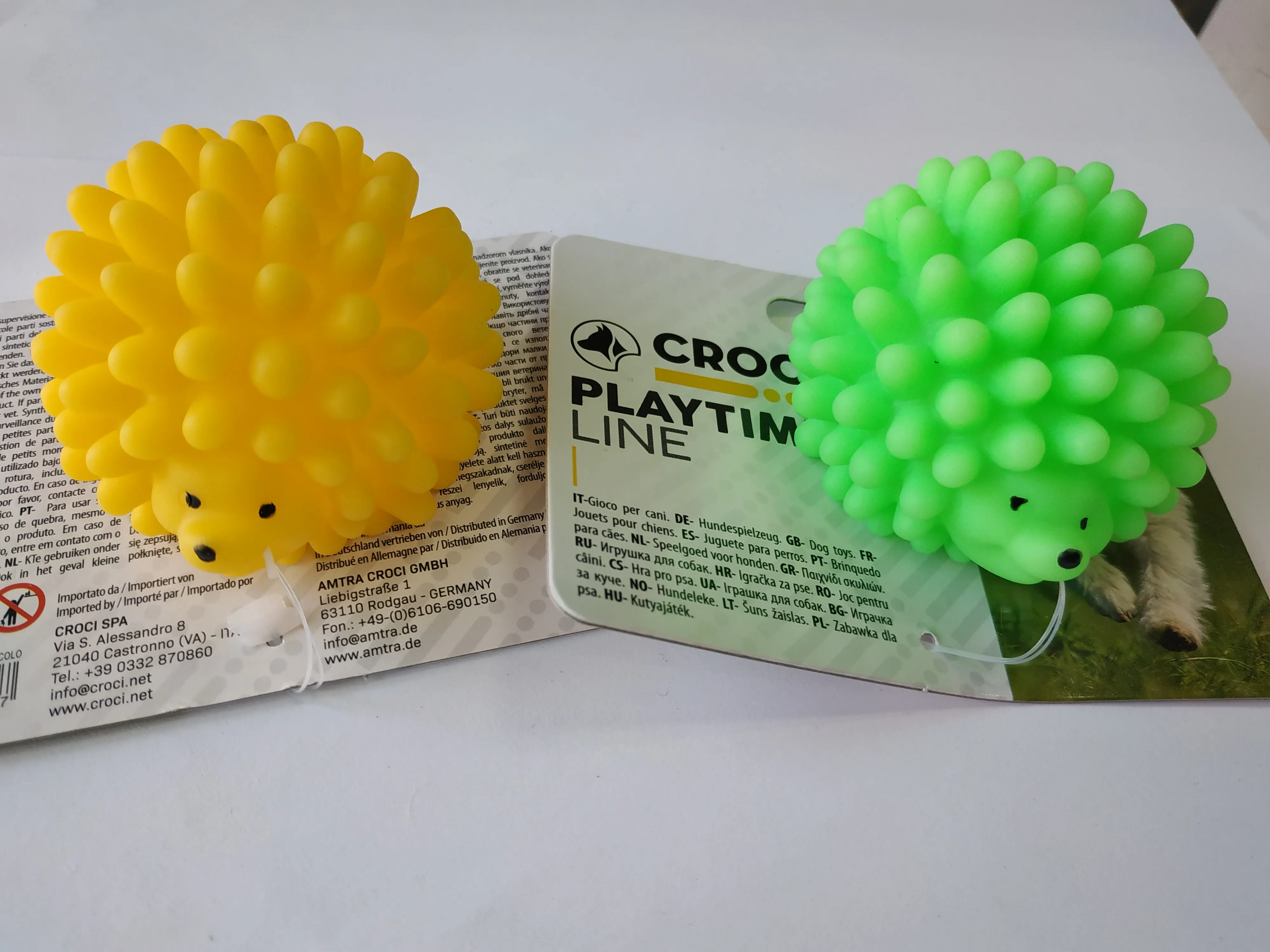 Іграшка для собак Croci їжак, вініл,пищалка