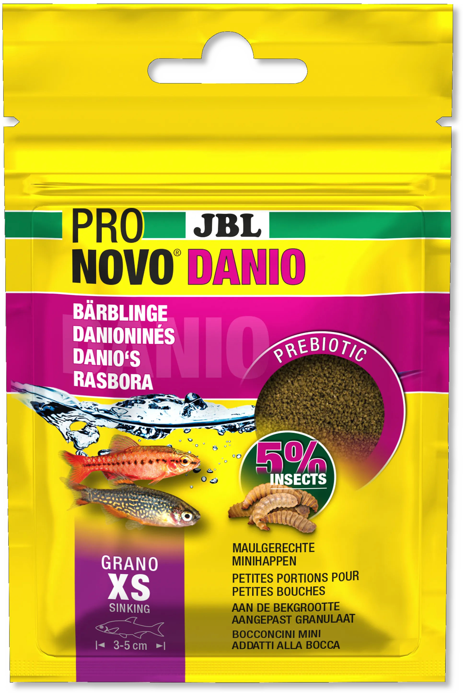 JBL Корм для риб ProNovo Danio Grano XS 20мл 3115000
