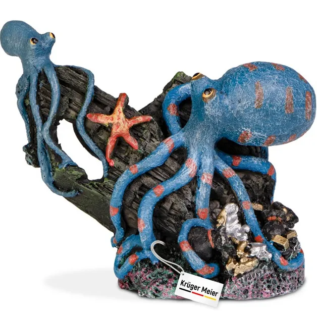 Декорація "Скарби восьминога" Kruger Octopus Treasure 14*5.5*11.5см КМ151012