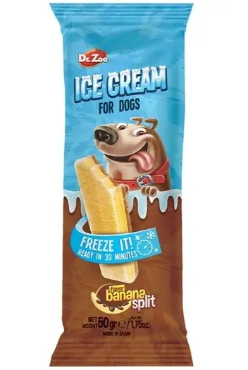 Морозиво для собак Dr Zoo Ice Cream зі смаком банана 50г