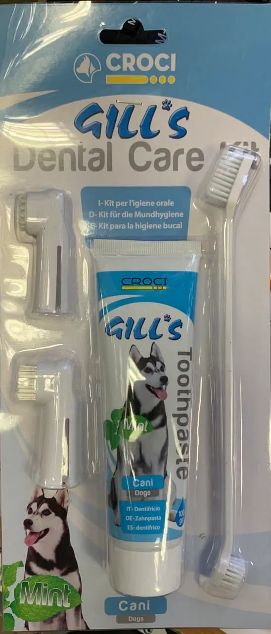 Зубна паста GILL'S м'ята + 3 щітки (набір) С3052374