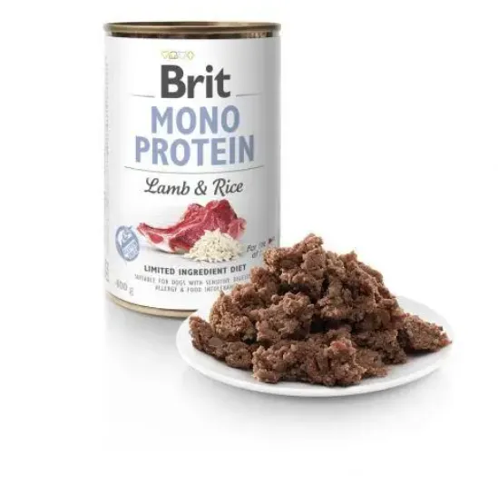 Brit Mono Protein Dog 400g ягня та темний рис