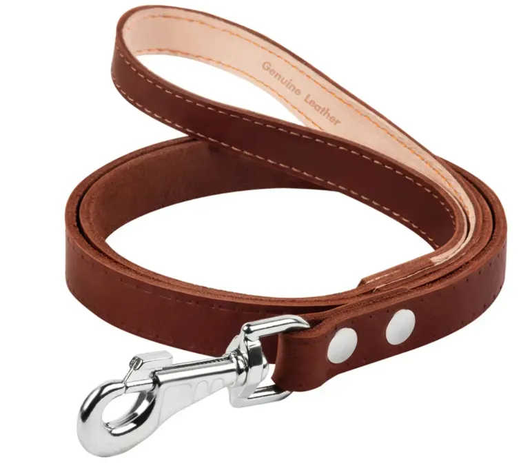 41516 Повідець CoLLaR alligator Ш 18мм Д 122см коричневий